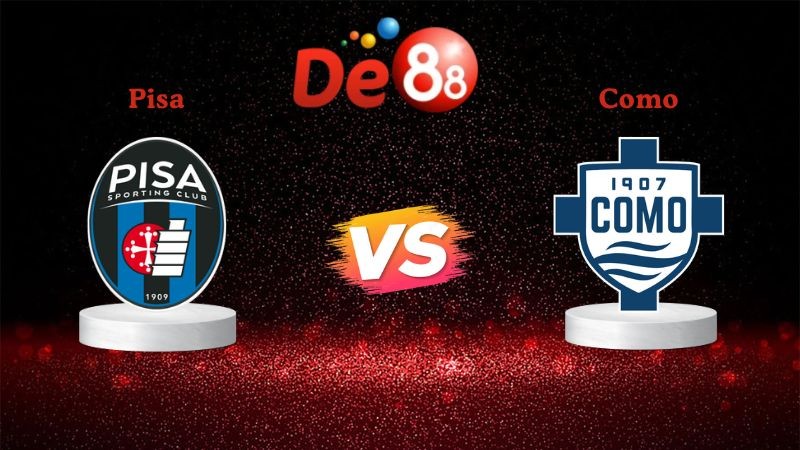 DE88 Soi kèo Pisa vs Como 21h00 ngày 06/01/2026 - Serie A